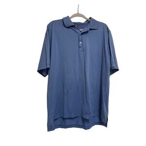 Peter Millar Blue Polo Shirt Size L